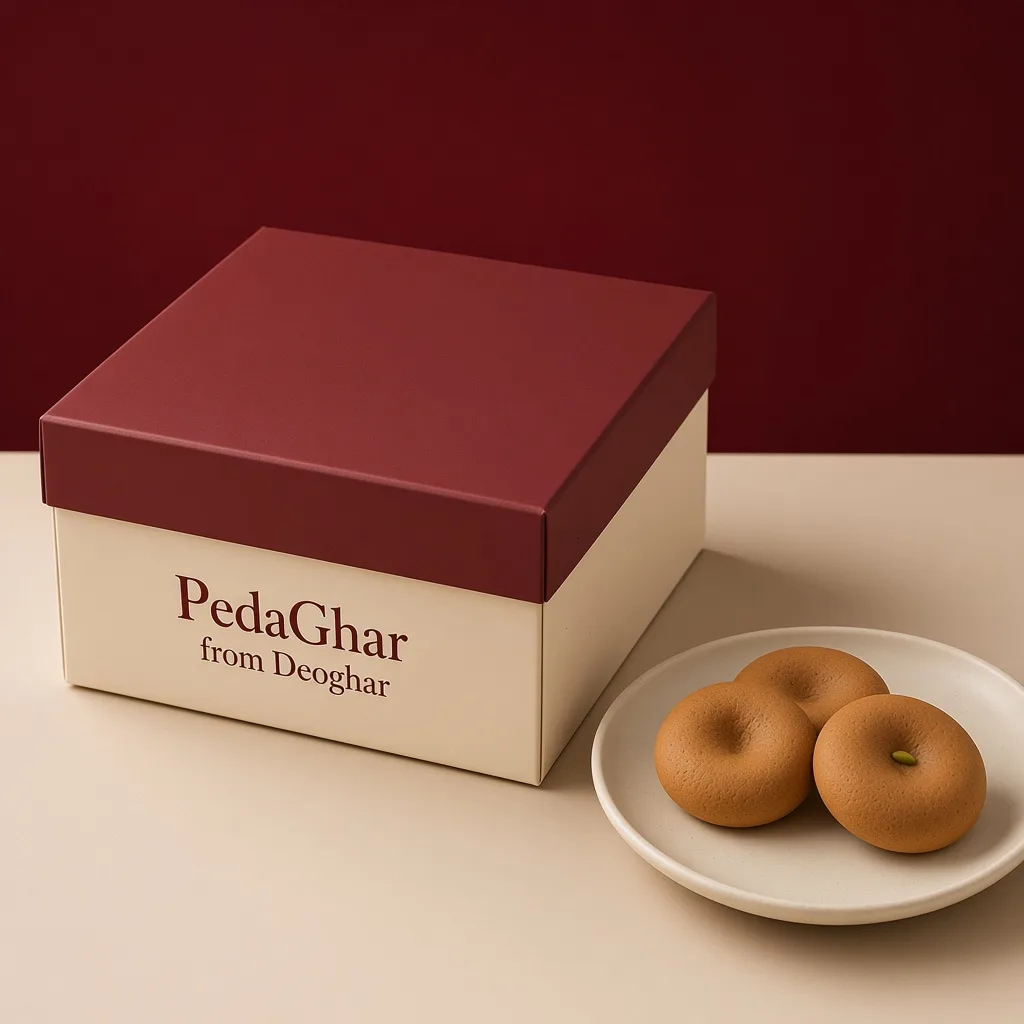 Peda from Deoghar, packed to send